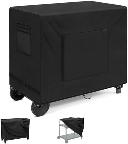 SIRUITON 600D Outdoor Bar Cart Cover for 36" Portable Outdoor Table by SIRUITON