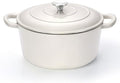 TeamFar 6Qt Dutch Oven, Enameled Cast Iron Dutch Oven Pot with Lid by TeamFar