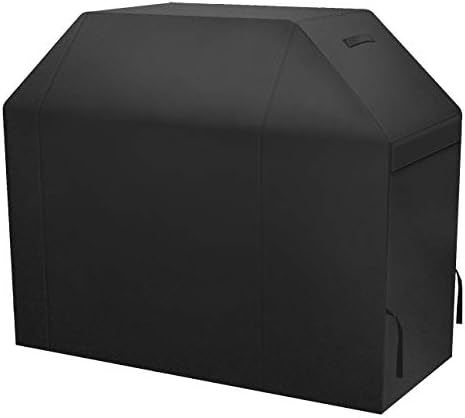 NEXCOVER 60 Inch Grill Cover - 600D Heavy Duty Waterproof and Weather Resistant BBQ Cover for Weber, Char Broil, Nexgrill - Fade Resistant, Black by NEXCOVER