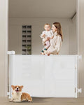 Miumoon 50 inch Reinforced Retractable Baby Gates 34 inch Tall by MiumoonBabyGates