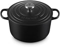 Le Creuset Enameled Cast Iron Signature Deep Round Oven, 6.5 qt., Licorice by Unknown