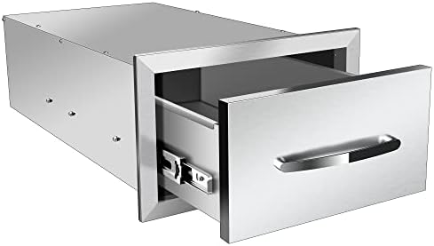 Outdoor Kitchen Drawers 14" W x 8.5" H x 23" D Stainless Steel by YourFriends