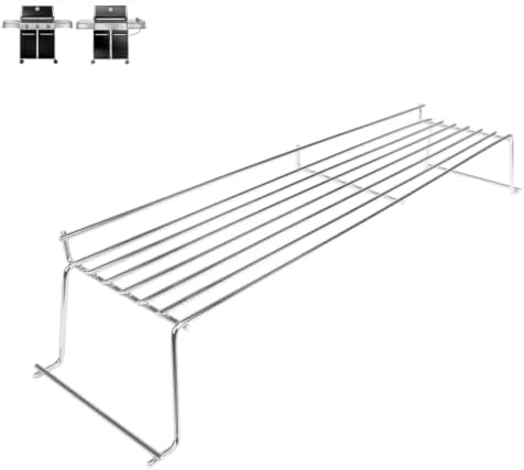 304 Stainless Steel Warming Rack for Weber 65054 Genesis l 300 Series by GrillAce