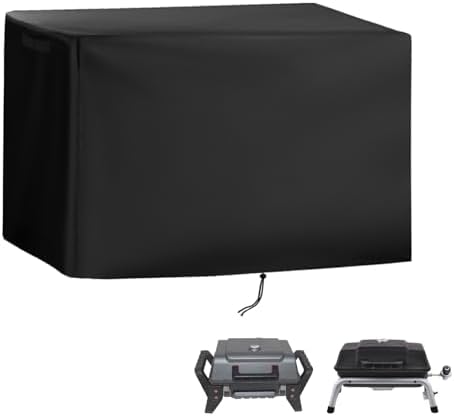 Grill Cover for Charbroil Grill2Go X200 Single Burner Gas Grill, Heavy-Duty 600D Tabletop BBQ Cover for CharBroil 1-Burner Portable Propane Gas Grill 17402049 by Unknown