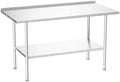 Atelicf NSF Stainless Steel Prep Table 30X60 inch with Backsplash by Atelicf