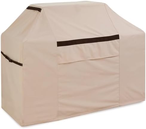 Outdoor BBQ Grill Cover 53" W x 25" D x 43" H - Rip-Proof Waterproof Windproof UV Resistant, Durable & Stylish, Heavy Duty Grill Cover for Patio by PATIOASIS