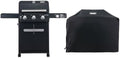 Monument Grills Mesa Series, Outdoor Barbecue Stainless Steel 3 Burner Propane Gas Grill, 48,000 BTU Patio Garden Grill with Side Burner and Knob Controls, Mesa325 with BBQ Cover by MonumentGrills