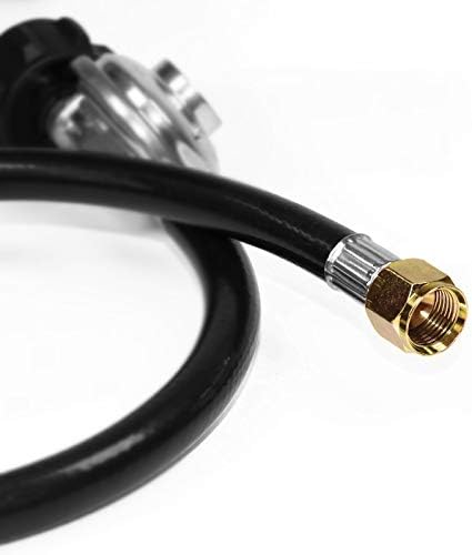 3 Feet Propane Regulator Hose with Tank Gauge for LP Gas Grill and Fire Pit - Image 4