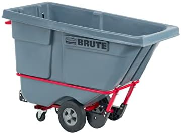 Rubbermaid Commercial Products Tilt Truck, 1/2 Cu Yd, 850lbs Cap, Gray by RubbermaidCommercialProducts