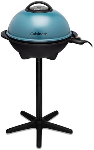 Cuisinart Indoor/Outdoor Electric Griddle, 2-in-1 Portable BBQ with Flat Top Nonstick Cooking Surface, Adjustable Heat, Stand/Tabletop Options for Cookouts, Barbecues & Small Spaces, No Tools Needed by Cuisinart