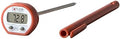Taylor Instant Read Digital Meat Food Grill BBQ Cooking Kitchen Thermometer, Comes with Pocket Sleeve Clip, Red by Taylor