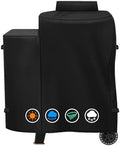 Heavy Duty 600D Polyester Grill Cover Compatible with Pit Boss Phoenix Kettle Grill Onyx Edition Weather Resistant PB Phoenix Kettle Pellet Charcoal Grill Smoker Cover by ZBXFCSH