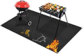 Under Grill Mat for Outdoor Grilling, 70 x 48 inches Double-Sided Fireproof Waterproof BBQ Protector for Deck and Patio Under Grill Mat for Outdoor BBQ by Unknown