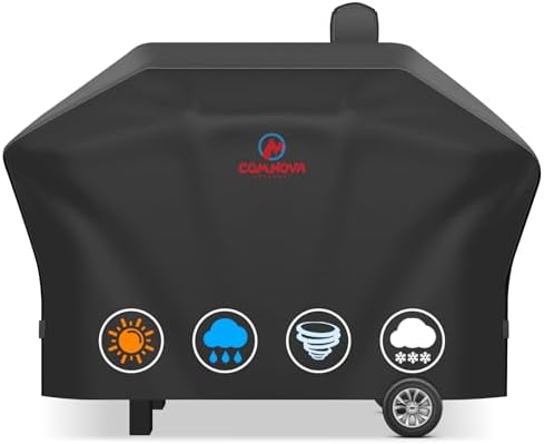 Comnova Pellet Grill Cover for Camp Chef 36 Series - 600D Premium Smoker Cover Waterproof & Heavy Duty for Camp Chef Woodwind 36, Woodwind Pro 36, PG36, SmokePro LUX 36, SmokePro SGX 36, and More by MCOMNOVAOUTDOORS