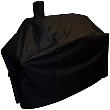 Grill-Smoker-Cover Sized for Char Griller Grill Smoker 2823;2123 600D Heavy Duty Canvas Water Proof All Weather Off-Set Charcoal Smoker Cover G21616 - Image 2