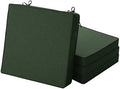 Outdoor Chair Cushions, Set of 4, 19 x 19 Inch, Olive Green by Unknown
