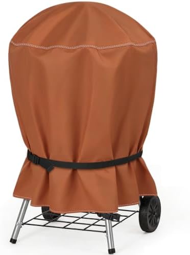 NettyPro Charcoal Kettle Grill Cover 26 inch Outdoor Round Smoker Cover by NettyPro