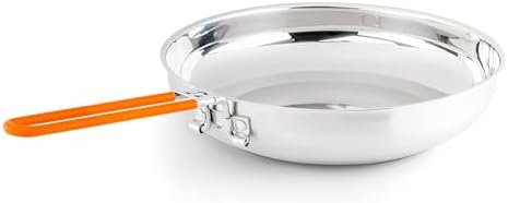 GSI Outdoors Stainless Troop Frypan for Camping and Outdoor Cooking by GSIOutdoors