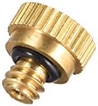 uxcell Brass Misting Nozzle - 10/24 UNC 0.1mm Orifice Dia Replacement Heads for Outdoor Cooling System - 10 Pcs - Image 4