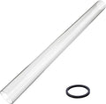 Patio Heater Glass Tube Replacement, 49.5 x 4" Replacement Parts with Ring, Outdoor Replacement Parts for 4-Sided Pyramid Heater, Glass Tube Model for GSH, BFC, HLDS01, WH-H90 by Unknown