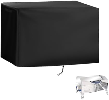 Grill Cover for Magma Boat Grill, Heavy-Duty 600D BBQ Cover for Magma Pontoon Boat Grill by Unknown