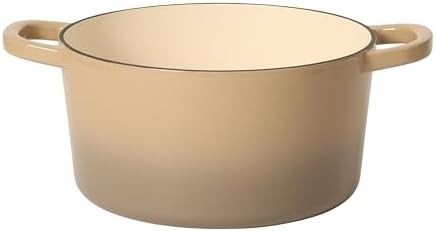 Crock-Pot Artisan 5-Quart Enameled Cast Iron Dutch Oven Pot with Lid, Round, Gradient Taupe, Oven Safe Cookware - Image 6