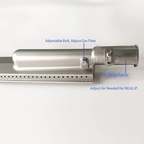 5PC Heavy Duty Cast Stainless Steel 304 BBQ Grill Burners Bull Grill Replacement Parts for Cal Flame Aussie Blaze Thermos Turbo and More - Image 5