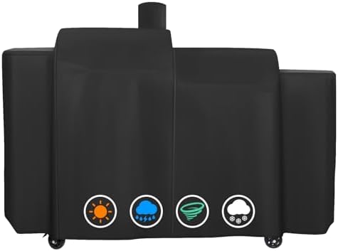 Heavy Duty Replacement Grill Cover Fits for Pit Boss KC Combo Platinum Series Grill with Handles, All Weather Protection Waterproof Cover by ZBXFCSH