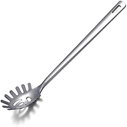 Spaghetti Spoon, Berglander Pasta Server, Stainless Steel Pasta Spoon, Pasta Fork, Noddle Fork, Heat Resistant, Dishwasher Safe, Easy to Clean by Berglander