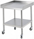 Stainless Steel Equipment Stand, Prep Table Metal Table w/Wheel by JustSmart