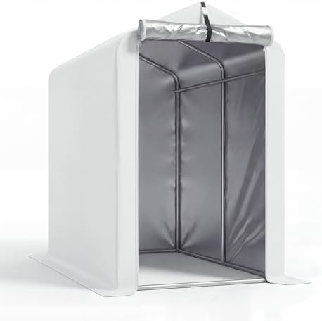 Flamaker Small Portable Shed Bike Tent 420D Oxford Fabric 4000PU, Sliver by Flamaker