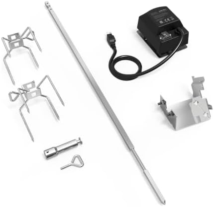 onlyfire Stainless Steel Rotisserie Kit for Weber Spirit 200/300 Series - Image 3
