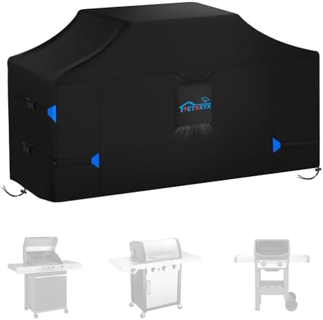 86 Inch Extra Large Grill Cover, 600D BBQ Cover for Outside by SETOXYX