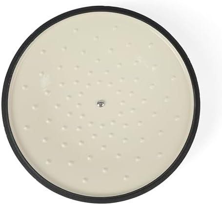Martha Stewart Gatwick 3.5-Quart Enameled Cast Iron Dutch Oven Braiser – Linen with Gold Knob – Durable Heavy-Duty Braising Pot for Slow Cooking and Searing - Image 6