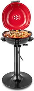 HAPPYGRILL 1600W Electric Grill Outdoor w/Non-Stick Grate, Removable Stand by HAPPYGRILL
