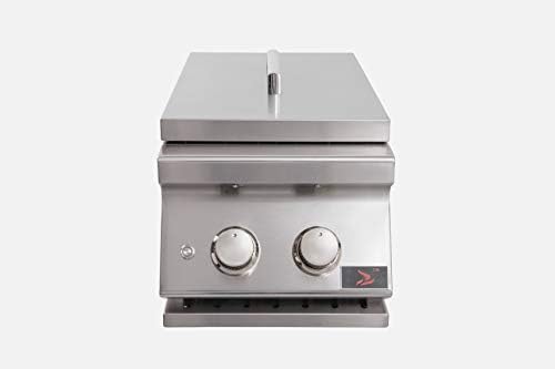 Bonfire Outdoor Kitchen Built-in Double Side Burner for BBQ Island, Includes Natural Gas Kit, 304 Stainless Steel, CBADSB - Image 6