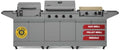 Tytus 3-in-1 Gas Grill 4-Burner, Pellet Smoker, Gas Griddle, 117" by TYTUS