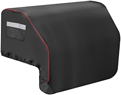 32inch Built-in Grill Cover for Bull 45005 Built in Gas Grill, Bull Outdoor Kitchen & Grill Head Cover, Heavy Duty Waterproof BBQ Grill Top Cover with Handle and Elastic Hem for Bull Lonestar 4 Burner by JCLMER