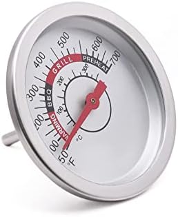 Hiorucet Grill Thermometer Heat Indicator Replacement for Weber, Charbroil, Brinkmann, Nexgrill, Jenn-Air, Kenmore, 2 3/8 Inch Smoker Temperature Gauge for Weber Genesis II E-310, Brinkmann 810-3660-S - Image 3
