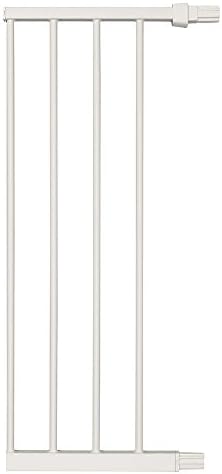 MidWest Homes for Pets Steel Pet Gate Extension; Pet Gate Extension Measures 11' Wide x 39' High in Soft White (Fits MW Model # 2939SW) by MidWestHomesForPets