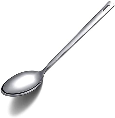 Cooking Spoon, Berglander Stainless Steel Solid Serving, Basting Spoon For Cooking, Kitchen Non-Stick And Heat Resistant, Dishwasher Safe, Easy to Clean by Berglander