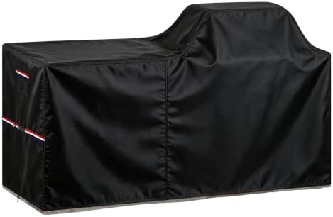 86 Inch Extra Large Grill Cover Island with Left/Right Grill Head 600D by UNARK