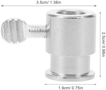 Luxshiny Rotisserie Grill Fork Bolt Replacement, Chrome Plated Iron - Image 2