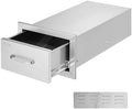 VEVOR Outdoor Kitchen Drawers 14"W x 8.5"H x 23"D Stainless Steel by VEVOR