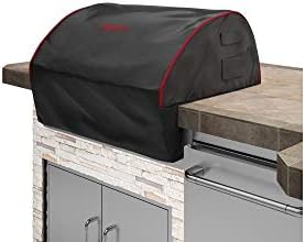 Bull Outdoor Products 30-Inch Premium Built-in Grill Cover, Heavy-Duty 300D Polyester BBQ Cover with Elastic Hem, Black, Model 45005 by Unknown