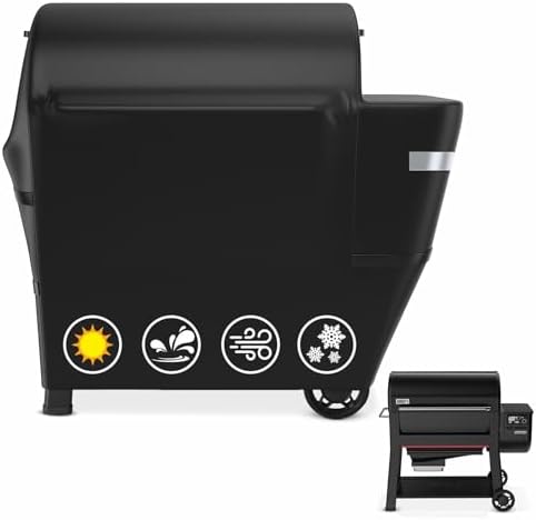 Utheer Grill Cover for Weber Searwood XL 600, 600D Waterproof 3400146 by Utheer