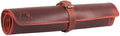 Leather Knife Roll Bag for Chefs – 17.5” x 17.5” Professional Chef Knife Storage Organizer, Portable Culinary Knife Case, Travel Knife Roll for Kitchen, BBQ & Catering (Red) by KomalC