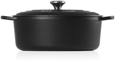 Le Creuset Enameled Cast Iron Oval Dutch Oven, 6.75 qt., Licorice - Image 4