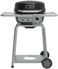 Charbroil Bistro Pro 2-in-1 Gas & Charcoal Grill with 240 Sq. In. Cooking Space, Compact Black Grill for Patio & Balcony by Charbroil