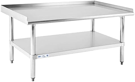 Hally Stainless Steel Equipment Stand 28"x48" Commercial Prep & Work Table by HallySinksTablesH
